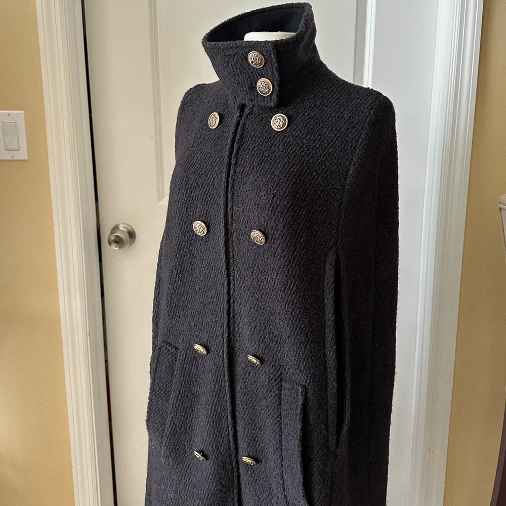 Zara limited edition wool blend Cape Coat - Picture 8 of 13
